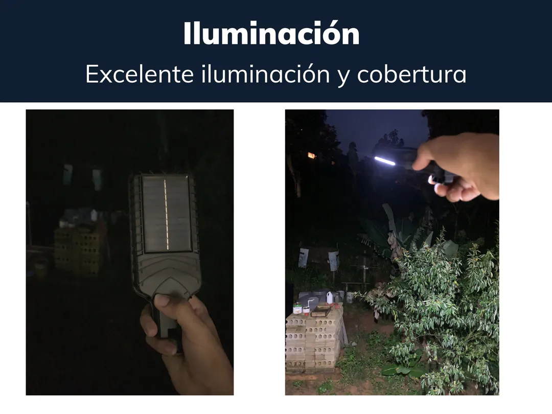Lámpara Solar LED: Ilumina y Protege tu Hogar - lampara solar led