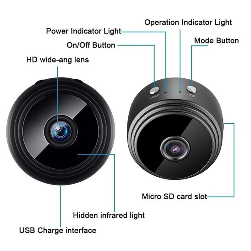 Cámara de Vigilancia IP A9 Mini: Seguridad Inteligente para tu Hogar