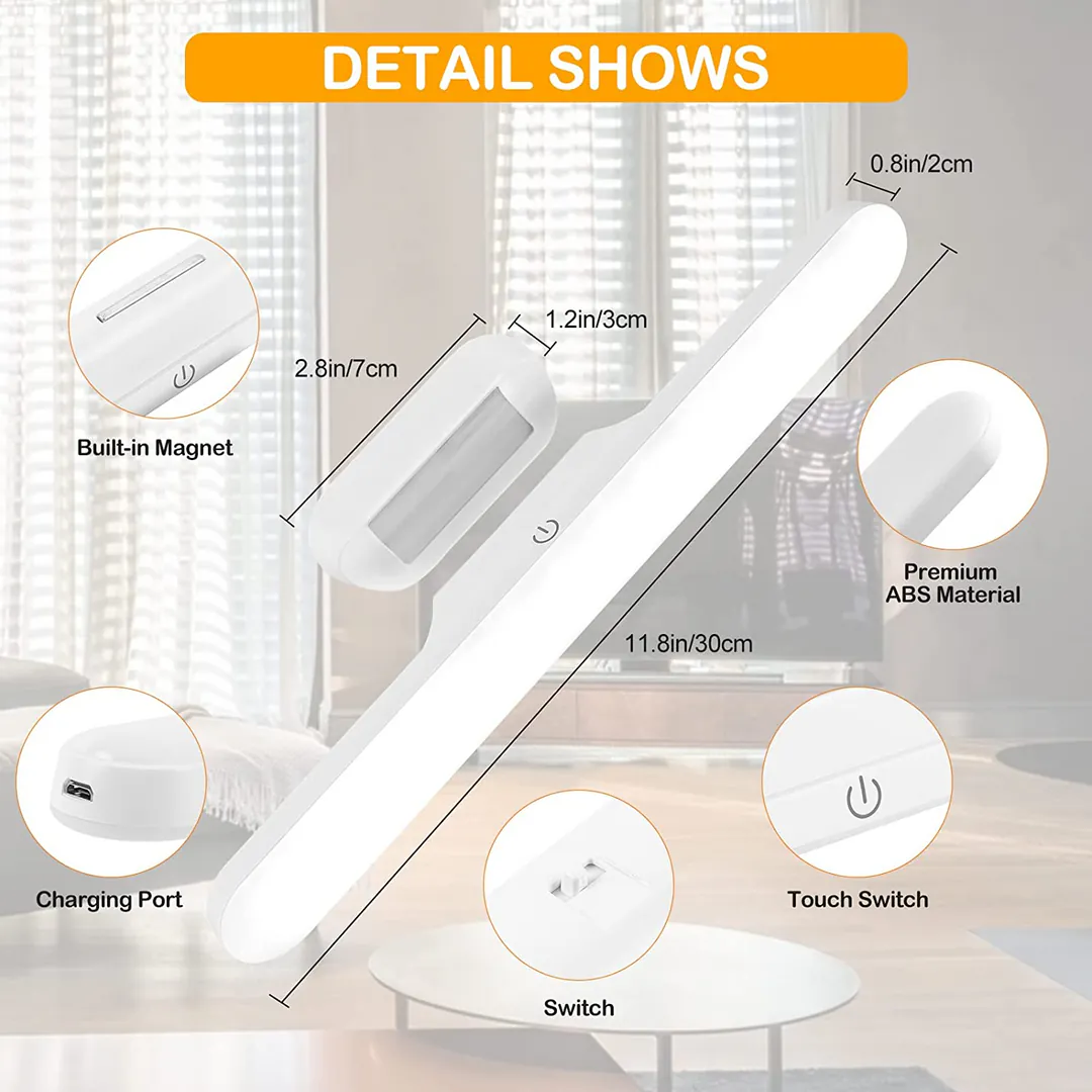 Lámpara LED Magnética Multifuncional: Ilumina tu espacio con estilo y versatilidad - Lampara Led Magnetica Multifuncion