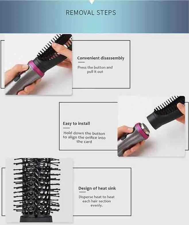 Cepillo Alisador Portátil Recargable: ¡Di Adiós al Frizz y al Cabello Desordenado! - Cepillo alisador portatil recargable