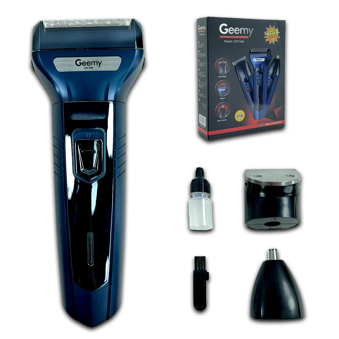 AFEITADORA Y KIT DE ASEO 3 EN 1 GM-556 - GEMMY - AFEITADORA Y KIT DE ASEO 3 EN 1