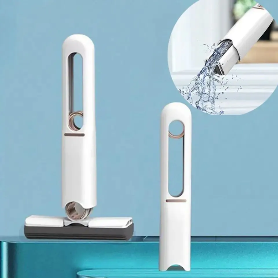 Mini Trapero Giratorio Plegable: Limpieza Fácil y Eficiente - Mini Trapero Giratorio Plegable