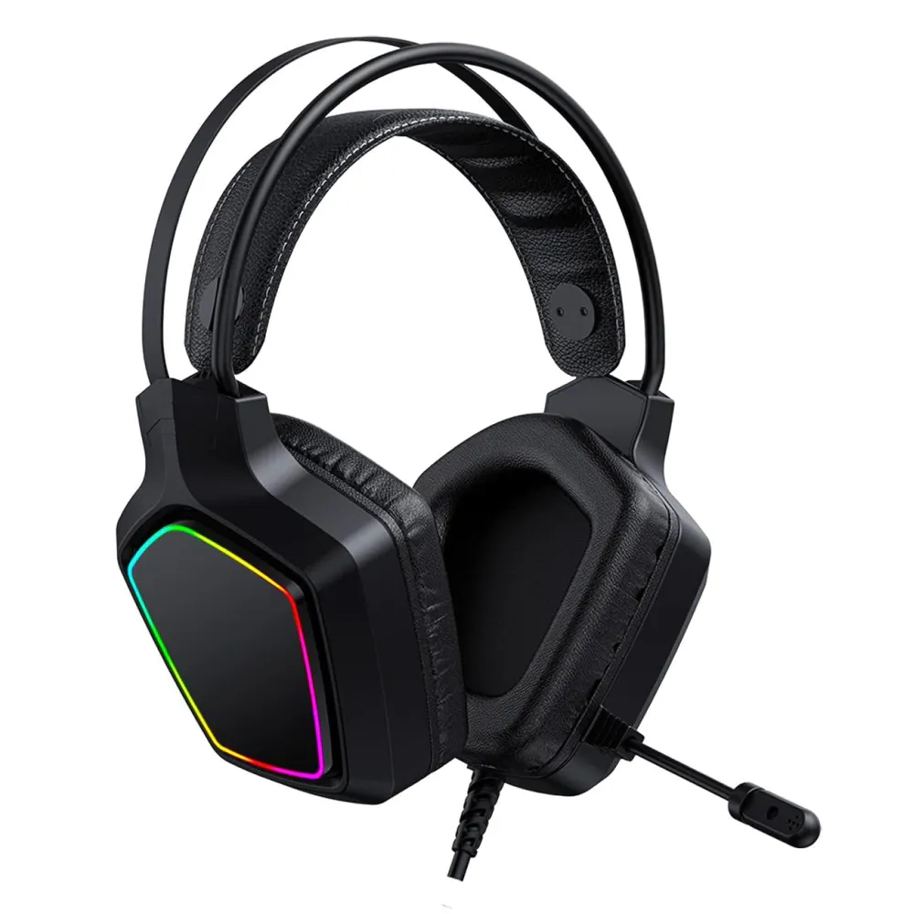 Diadema Gamer RGB AAA-920: Sumérgete en el Juego - Diadema Gamer Rgb  Microfono AAA-920