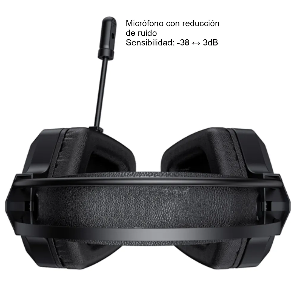 Diadema Gamer RGB AAA-920: Sumérgete en el Juego - Diadema Gamer Rgb  Microfono AAA-920