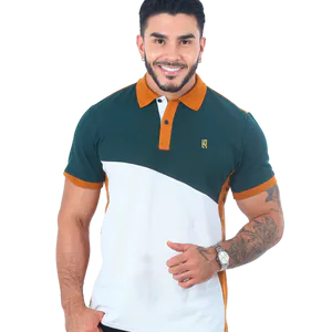 Camiseta Polo Combinada Militar Blanco - 061D - 061D POLO COMBINADA MILITAR BLANCO