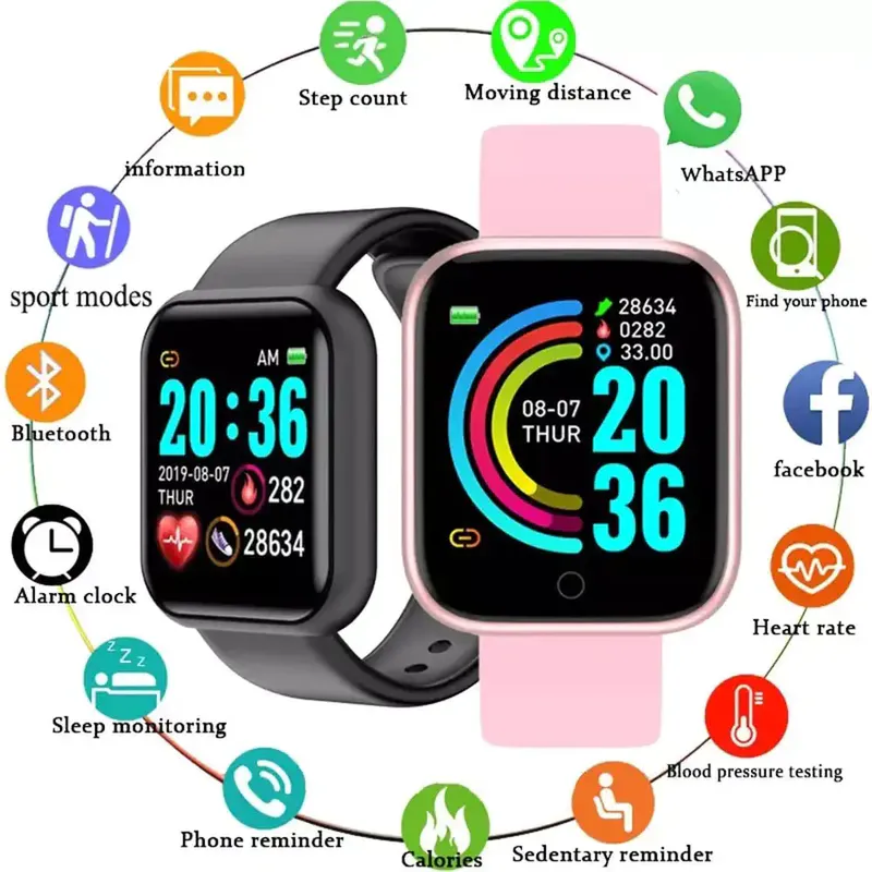 Smartwatch Reloj Inteligente Y68: Tu compañero ideal para la aventura