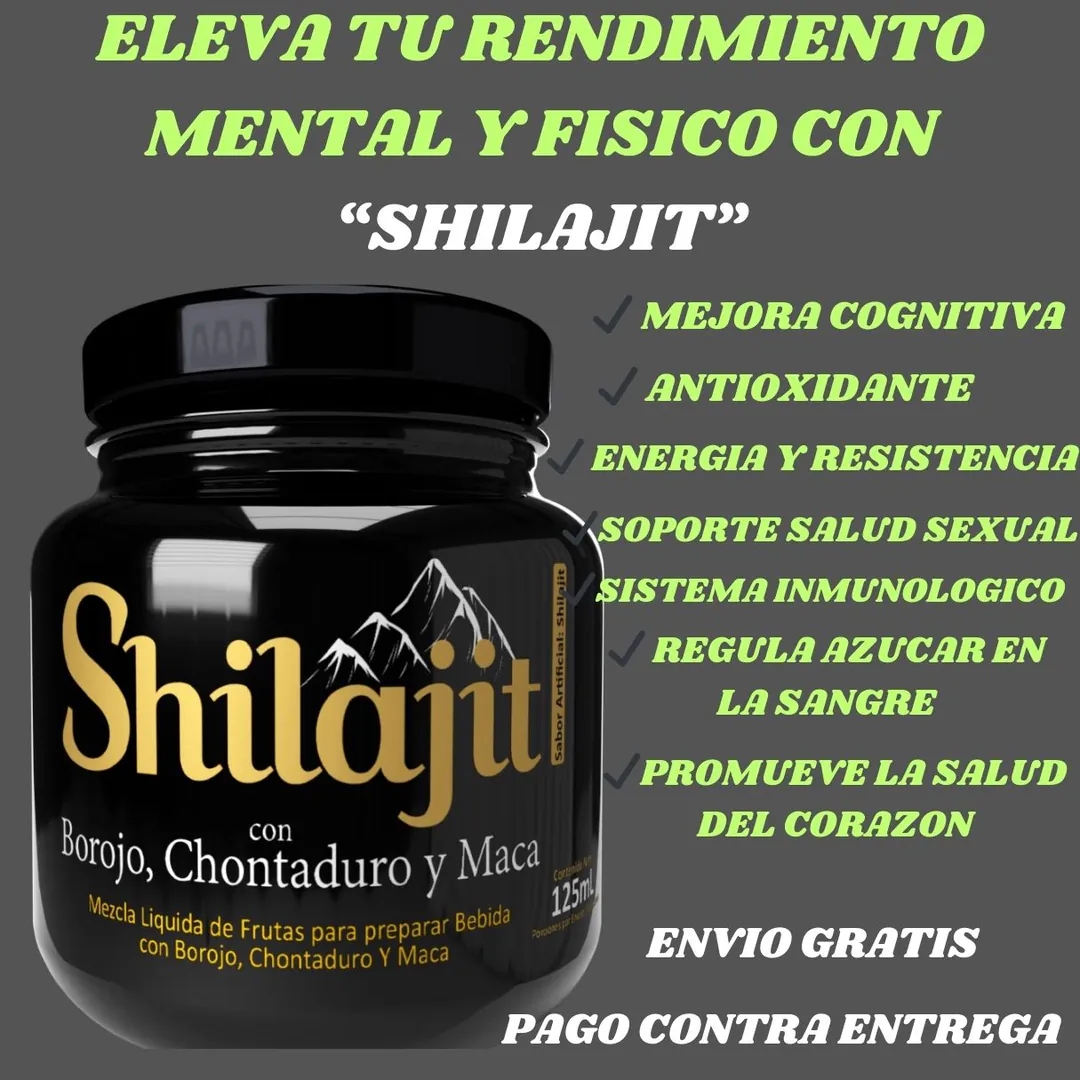 Shilajit x 125 jalea CON REGISTRO INVIM - Shilajit x  125 jalea CON REGISTRO INVIM