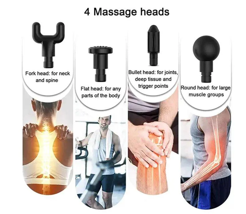 Pistola de Masaje Facial 4 en 1: ¡Tu Masaje Personalizado en Casa! - Pistola De Masajeador Facial Gun 4 en 1