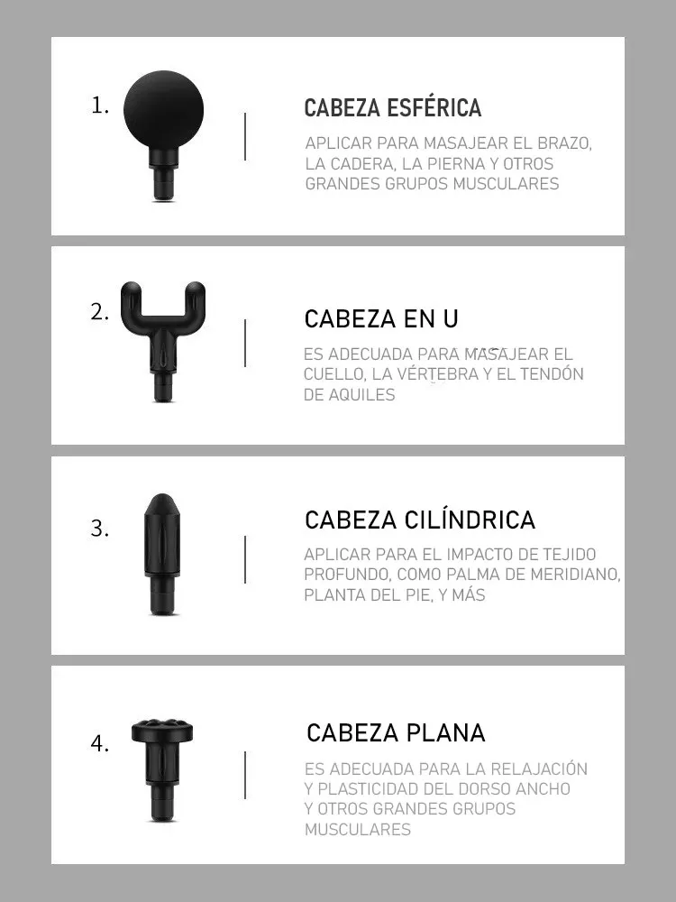 4 Modos Exclusivos de Masaje