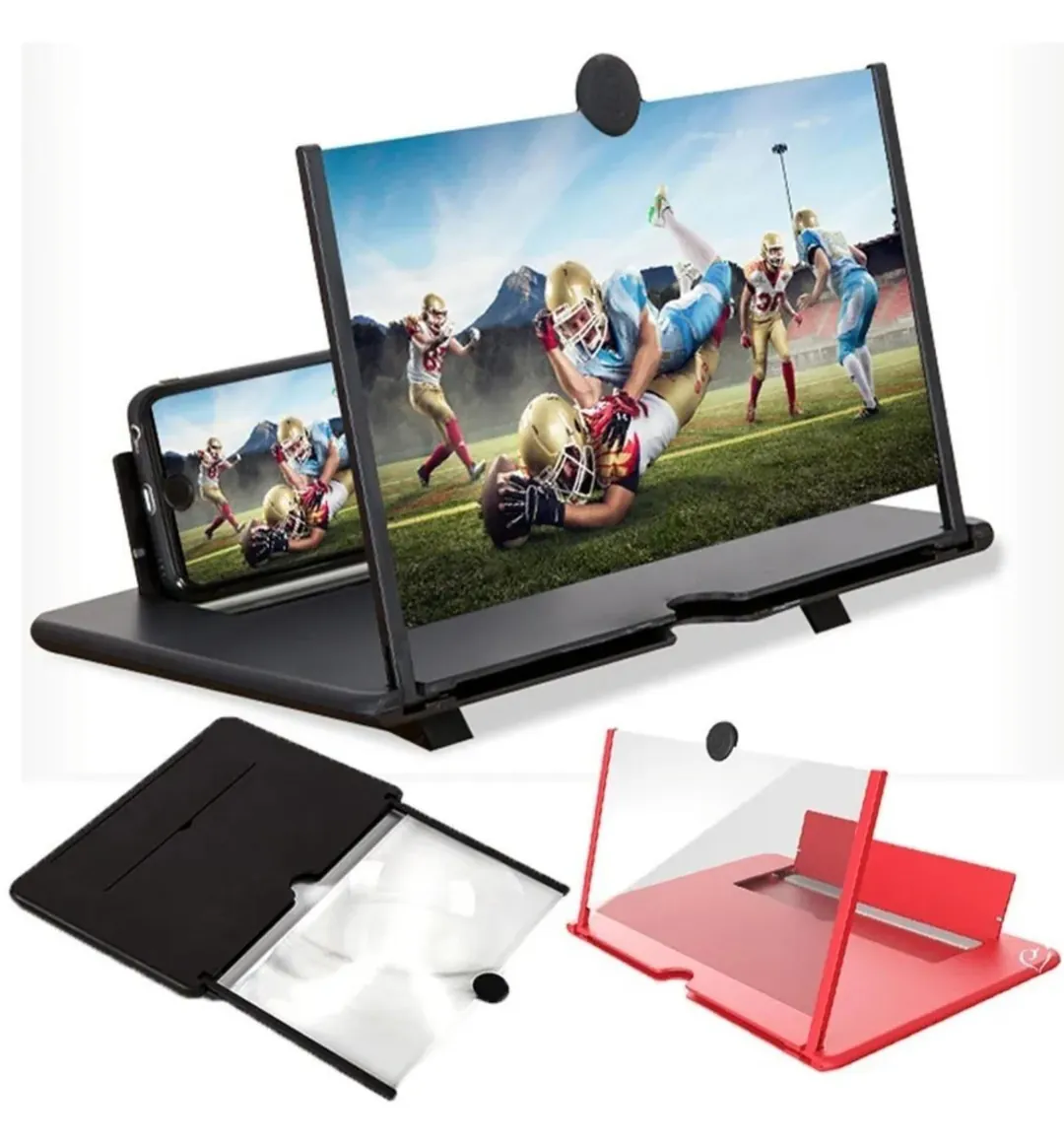 Amplificador de Pantalla 12 Pulgadas: ¡Disfruta tus películas y series en grande! - Pantalla amplificadora 12 pulgadas