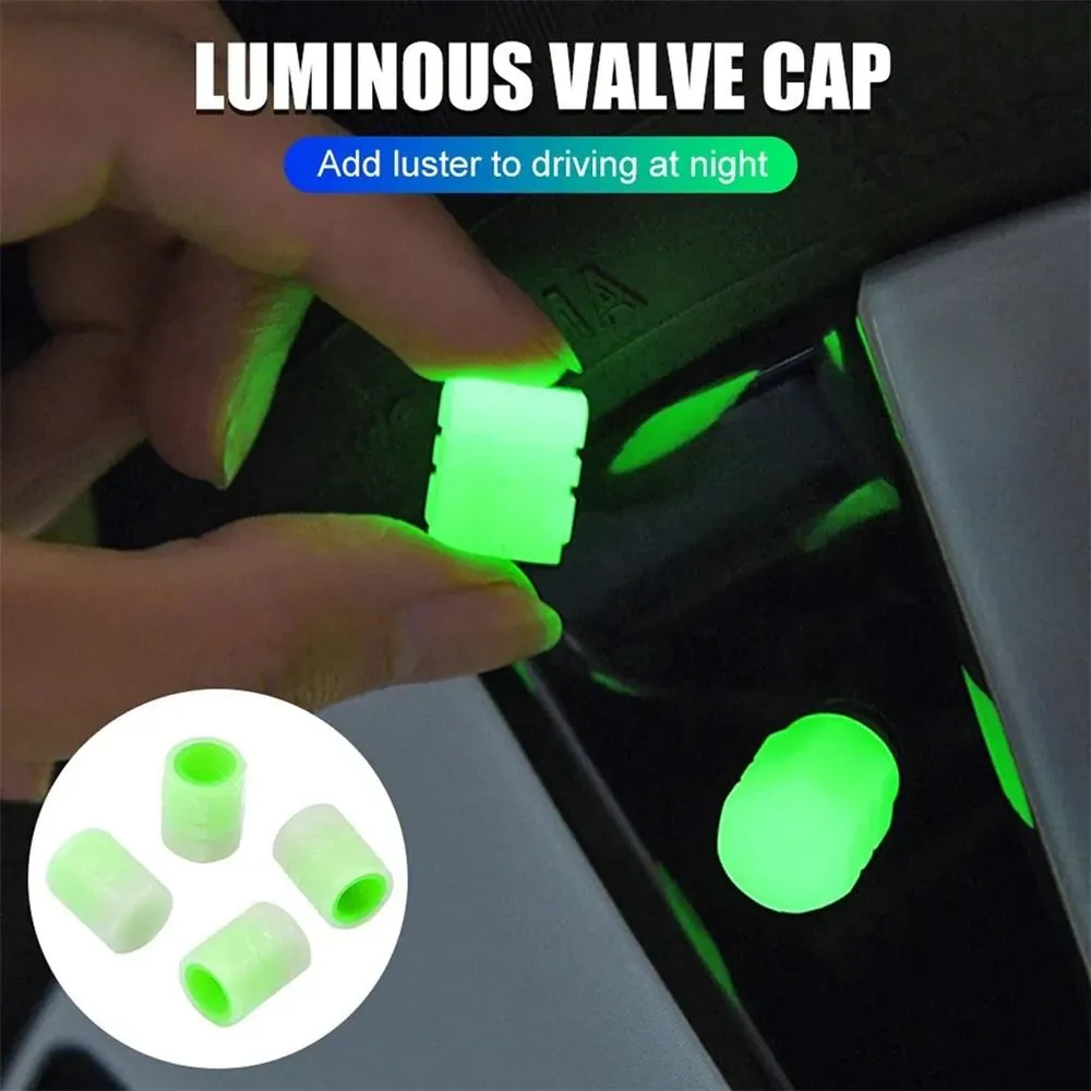 Tapas de Válvula Luminosas: Estilo y Protección para tus Neumáticos - Tapas De Valvula De Neumatico 4 UNIDADES