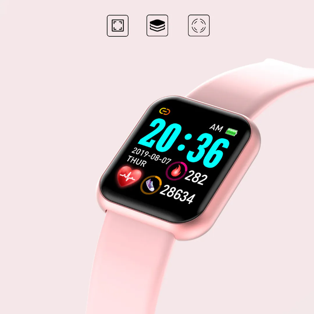 Smartwatch Reloj Inteligente Y68: Tu Compañero Perfecto para un Estilo de Vida Activo - Smartwatch Reloj Inteligente Y68