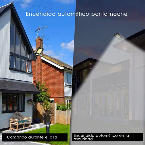 Lampara Solar LED para Exterior de 30W: Ilumina tu hogar de forma sostenible
