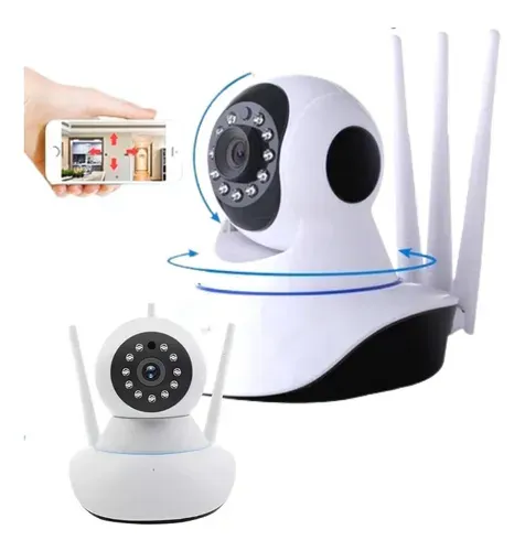 CAMARA 3 ANTENAS WIFI: Seguridad Inteligente para tu Hogar y Negocio - CAMARA 3 ANTENAS WIFI