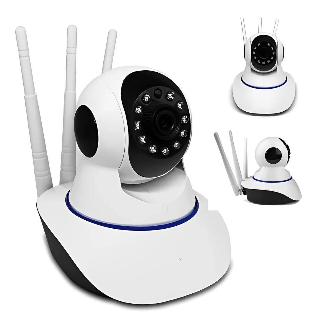 CAMARA 3 ANTENAS WIFI: Seguridad Inteligente para tu Hogar y Negocio - CAMARA 3 ANTENAS WIFI