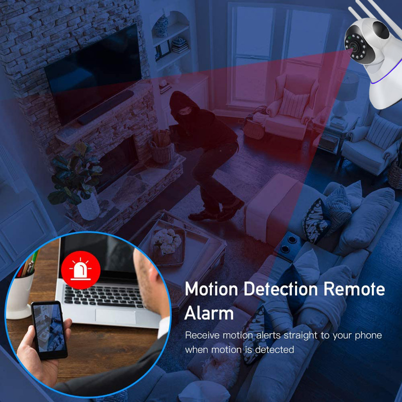 Vigilancia Total con CAMARA 3 ANTENAS WIFI