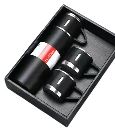 Set Termo Temperatura Acero Inoxidable