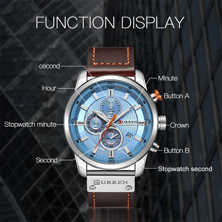 Reloj Curren 8291: Elegancia y Precisión en tu Muñeca - Reloj Curren 8291 Cuarzo Correa De Cuero