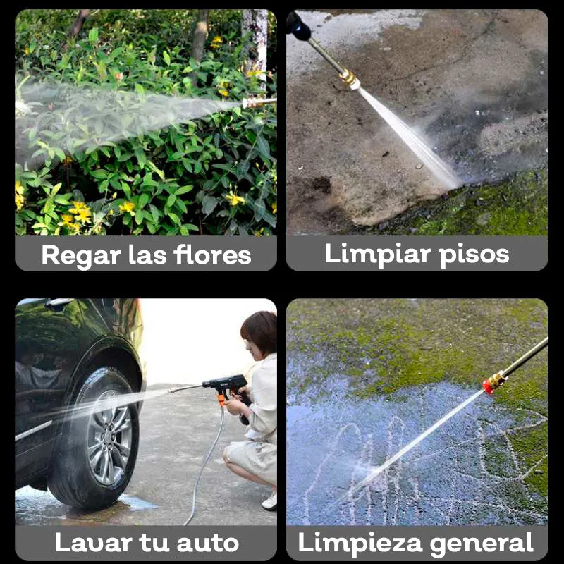 Hidrolavadora DOBLE Batería Inalámbrica: ¡La Limpieza Perfecta a tu Alcance! - Hidrolavadora DOBLE Bateria Inalámbrica