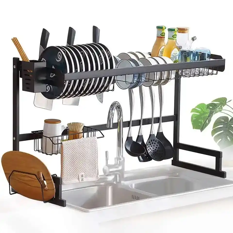 Escurridor de Platos Sobre Lavaplatos: ¡Organización y Eficiencia en tu Cocina! - Escurridor De Platos /Platero ahorrador