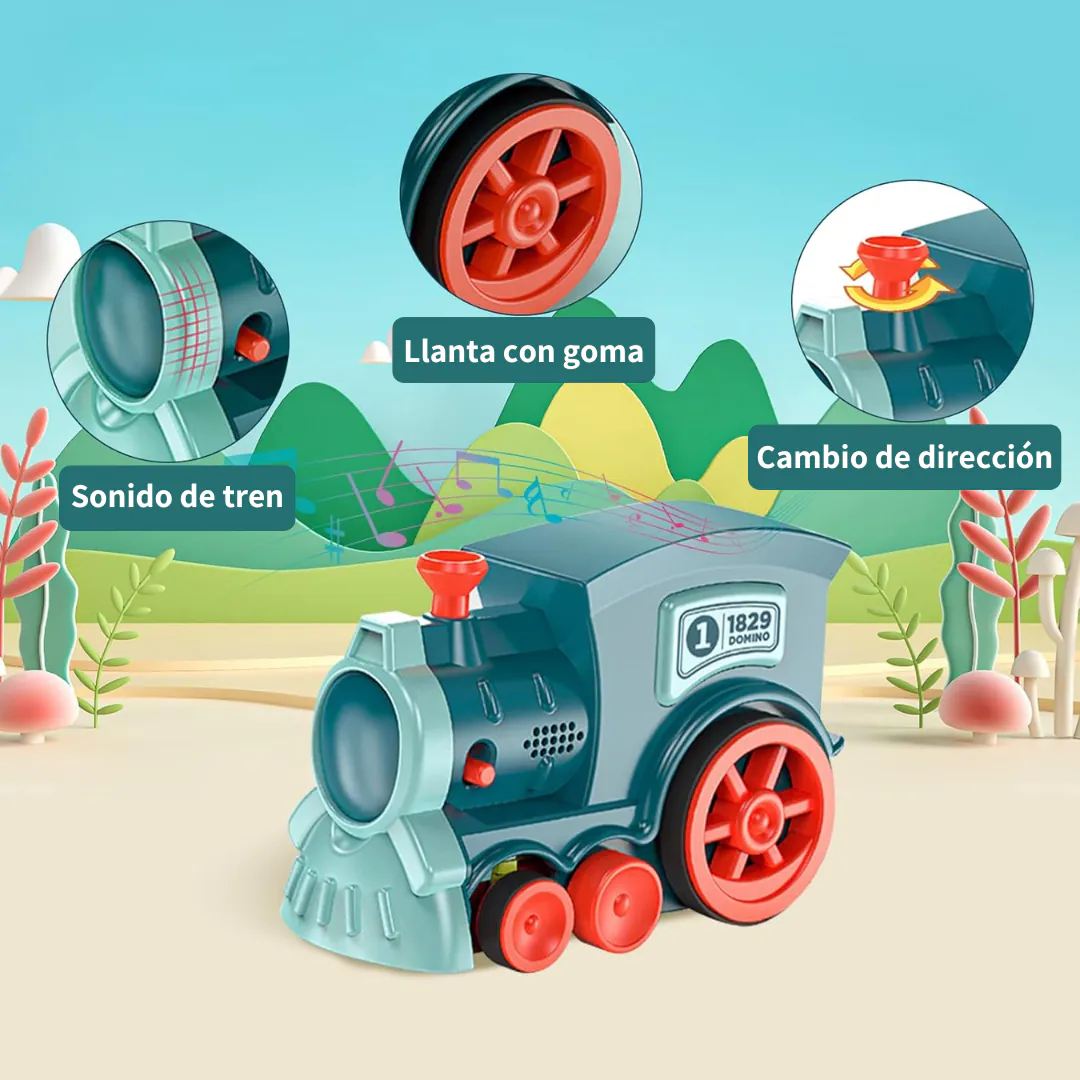 TREN DOMINO ELECTRICO: ¡Un Juego que Ispira Creatividad y Diversión! - TREN DOMINO ELECTRICO