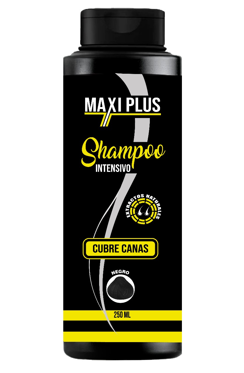 SHAMPOO CUBRE CANAS MAXIPLUS: ¡Cubre tus canas con confianza y estilo!