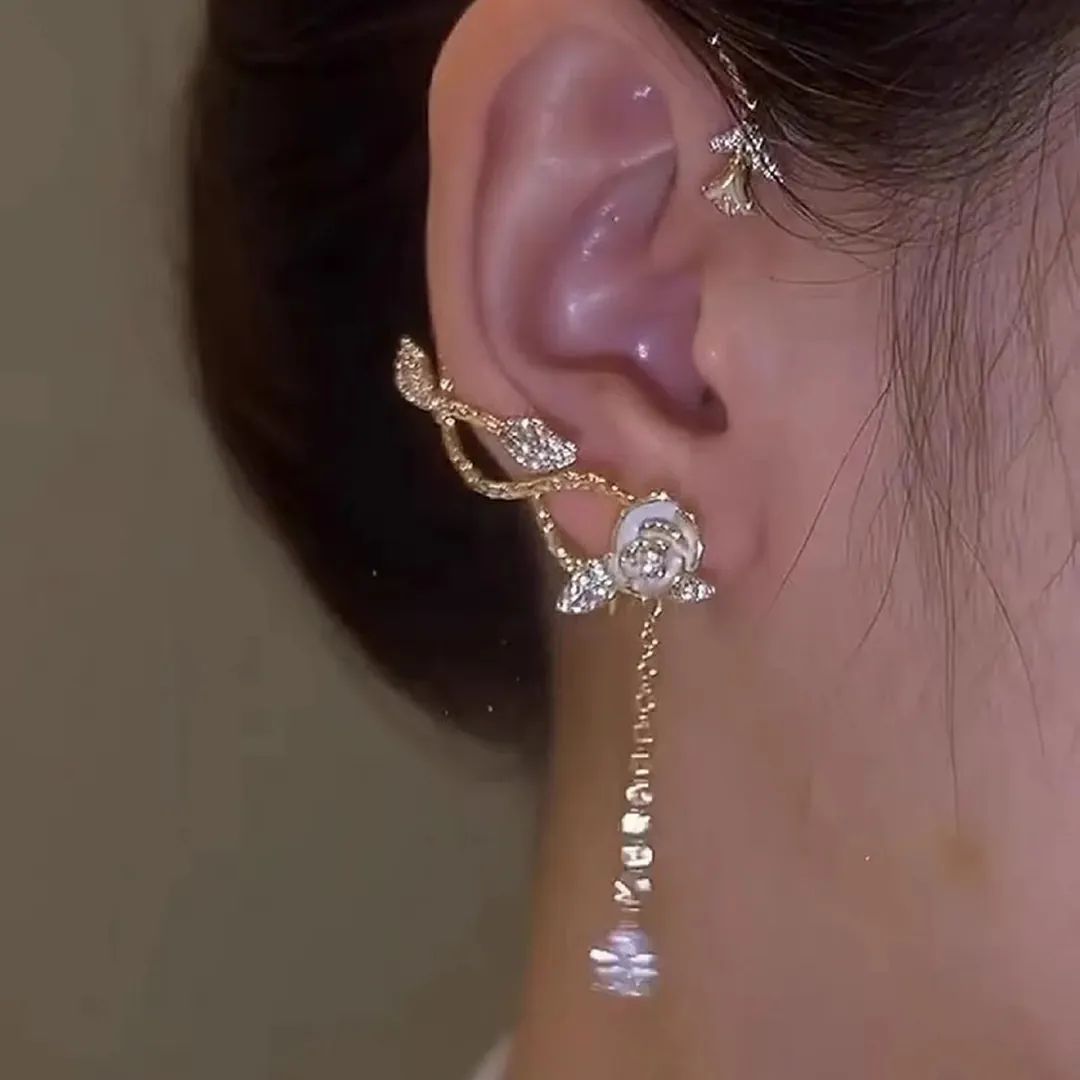 ARETES FLOR MARIPOSA: Elegancia y Belleza sin Perforaciones - ARETES FLOR MARIPOSA