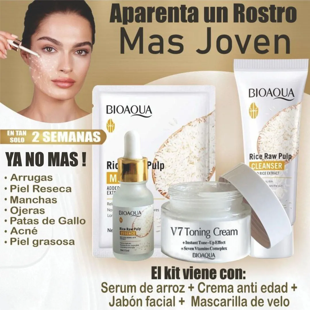 KIT DE ARROZ BIOAQUA CAJA DE LUJO