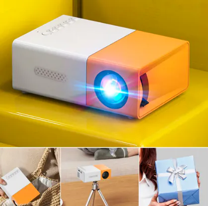 Mini Proyector de Video LCD LED YG-300: ¡Tu Cine en Cualquier Lugar! - Mini Proyector De Video Lcd Led