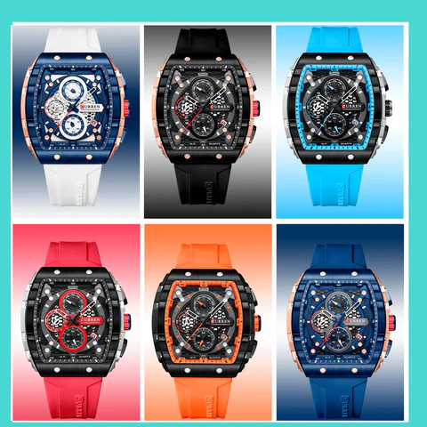 Reloj Curren 8442: Elegancia Deportiva para el Hombre Moderno