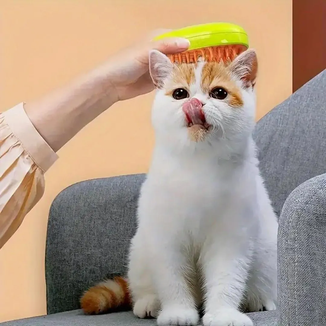 Cepillo de Vapor para Mascotas: La Solución Definitiva para un Pelaje Impecable - Cepillo de vapor para mascotas, cepillo