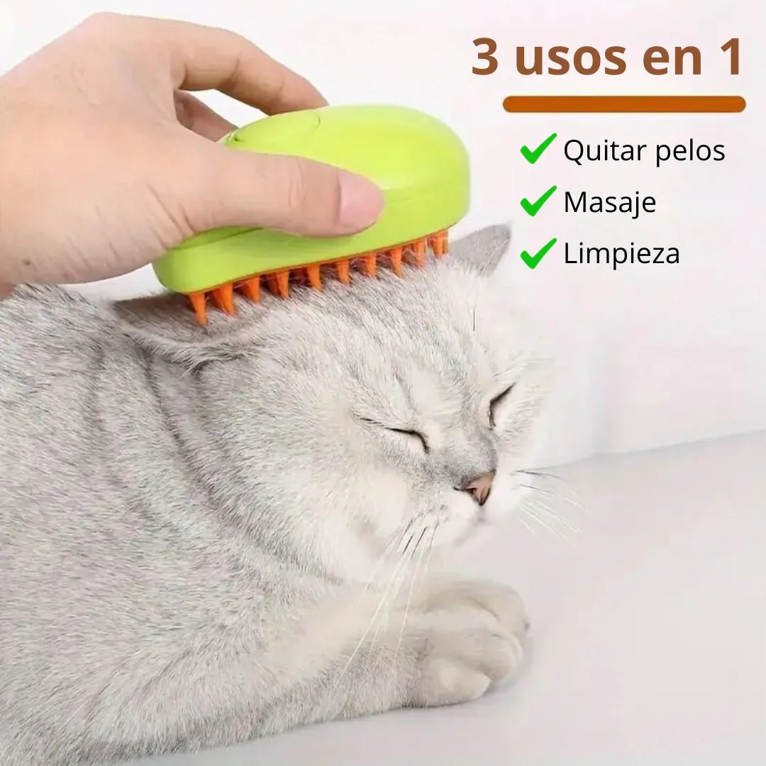 Cepillo de Vapor para Mascotas: La Solución Definitiva para un Pelaje Impecable - Cepillo de vapor para mascotas, cepillo