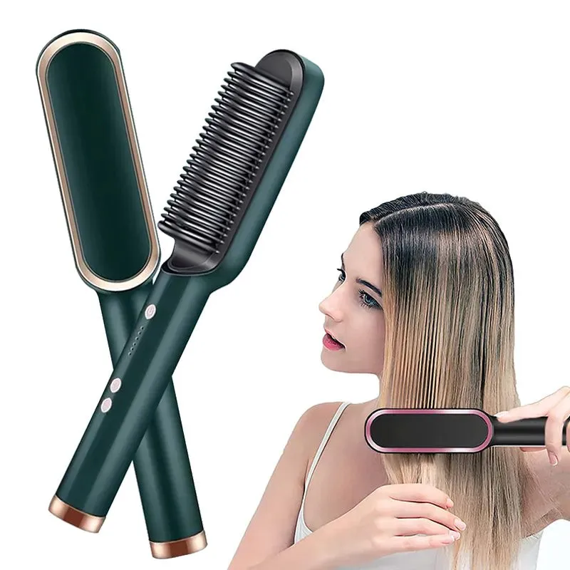 Cepillo Alisador Fh909: ¡Seca y Peina tu Pelo a la Vez! - Cepillo Alisador Fh909