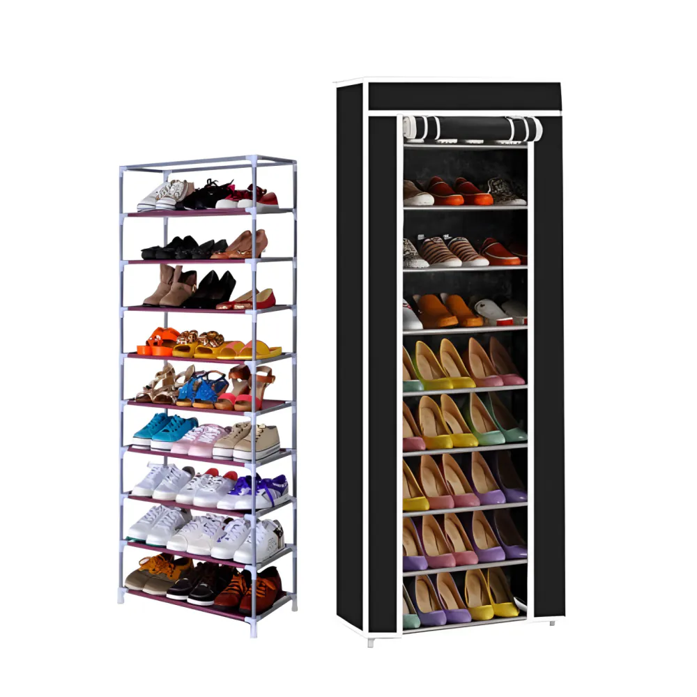 Zapatero de 9 Niveles: ¡Organiza tus zapatos con estilo! - zapatero 9 niveles en tela organizador