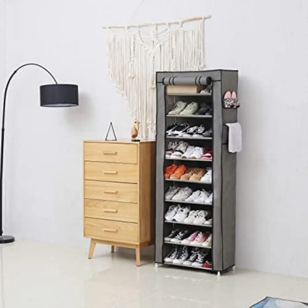 Zapatero de 9 Niveles: ¡Organiza tus zapatos con estilo! - zapatero 9 niveles en tela organizador