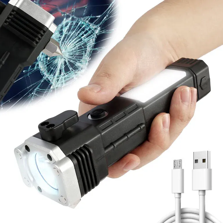 LINTERNA LED GRANDE: ¡Ilumina Tu Mundo con la Linterna Táctica Recargable! - LINTERNA LED GRANDE