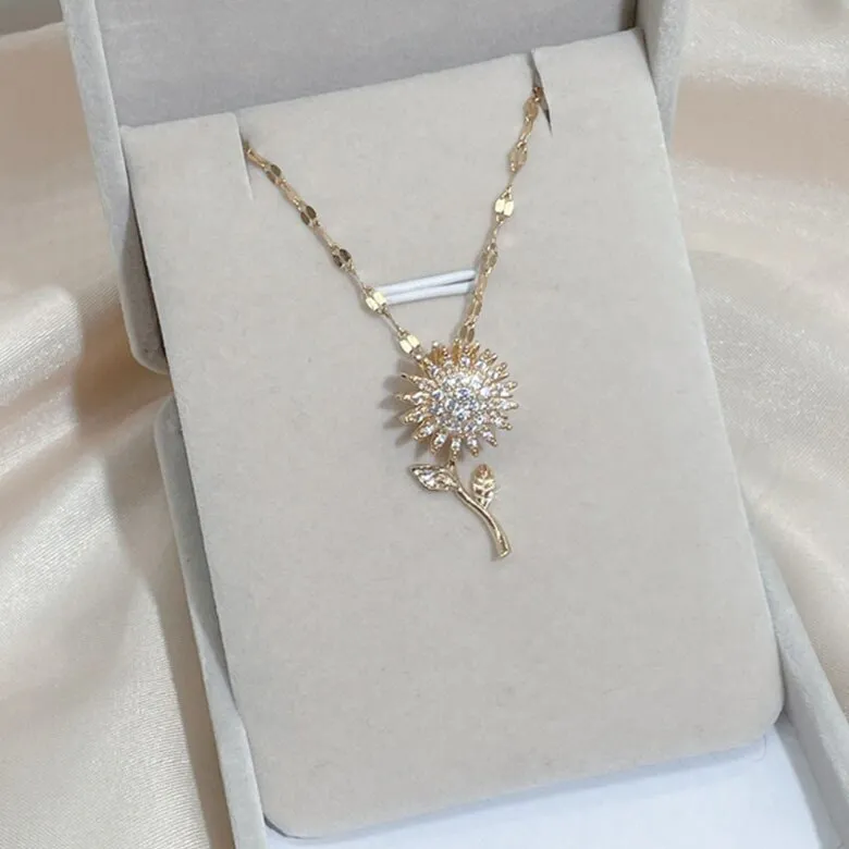 COMBO GIRASOL HOJAS+ANILLO: Elegancia y Estilo para la Mujer Moderna