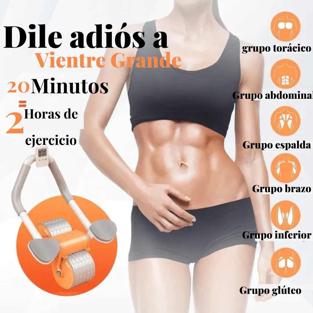 Rueda Abdominal: Tu Camino a un Abdomen Tonificado - RUEDA ABDOMINAL REBOTE AUTOMÁTICO CONTAD