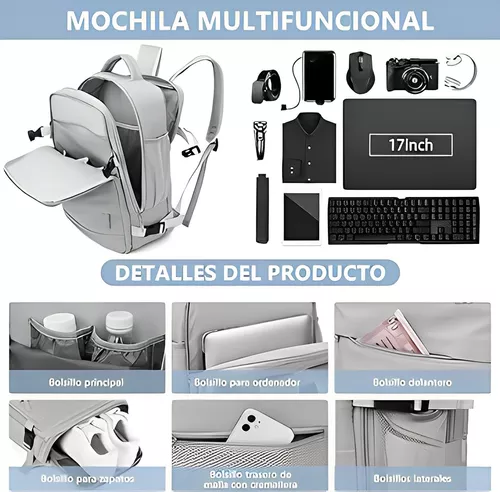 Mochila Multifuncional para Viajes