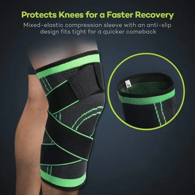 Rodillera Ajustable Doble Banda x 2: Soporte y Comodidad para Tus Rodillas - Rodillera ajustable doble banda x 2 Un