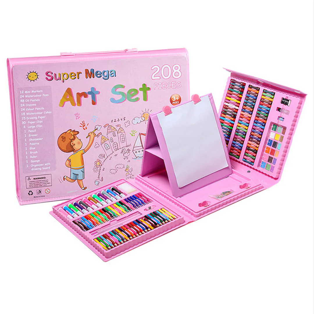 Set de Arte para Niños Maleta 208 Piezas: ¡Despierta la Creatividad! - Set De Arte niños Maleta 208 Piezas