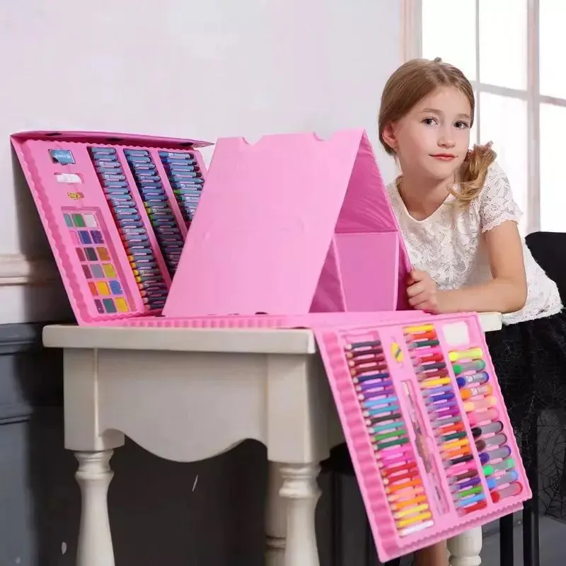 Set de Arte para Niños Maleta 208 Piezas: ¡Despierta la Creatividad! - Set De Arte niños Maleta 208 Piezas