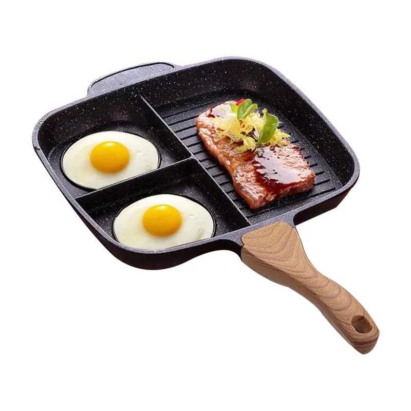 Sartén Multiusos Antiadherente 3 Puestos: Cocina más rápido y fácil - Sarten Multiuso Antiadherente 3 Puestos