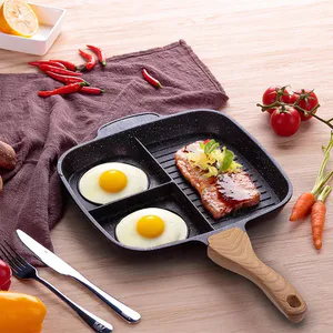 Sartén Multiusos Antiadherente 3 Puestos: Cocina más rápido y fácil - Sarten Multiuso Antiadherente 3 Puestos
