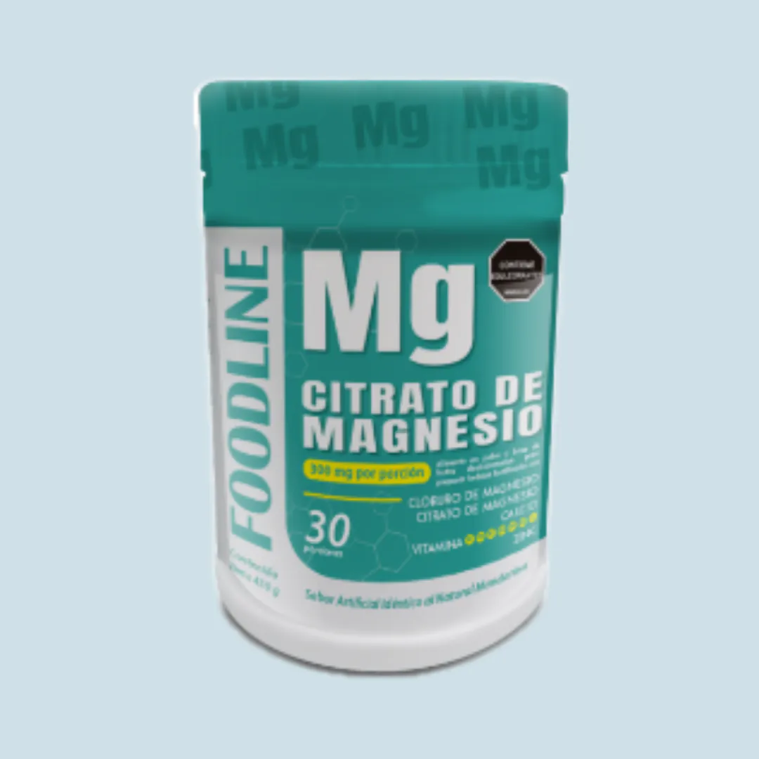 Citrato de Magnesio FOODLINE: Tu Aliado para un Sueño Reparador y Menos Estrés - Citrato de Magnesio FOODLINE x 450g