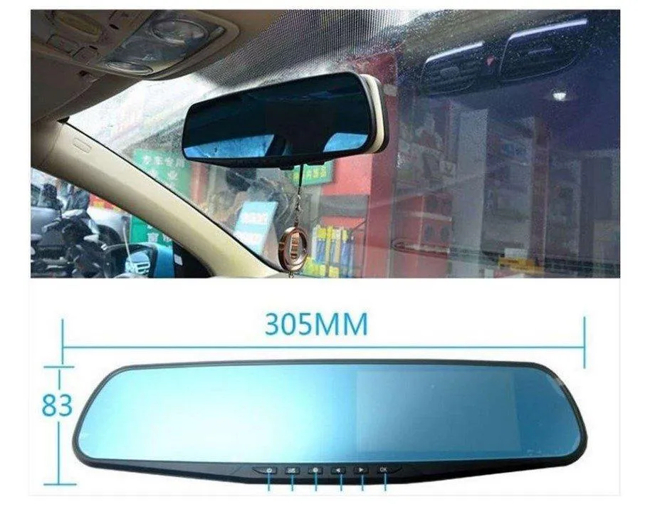 Espejo Retrovisor Doble Cámara Full HD: Seguridad y Tranquilidad en Cada Viaje - Espejo Retrovisor Doble Cámara Full Hd