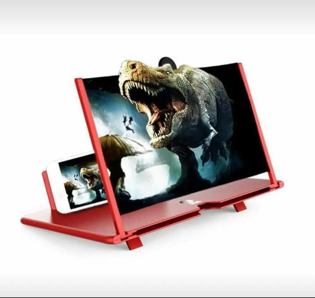 Amplificador de Pantalla para Móvil: Disfruta de una Experiencia Cinematográfica en Cualquier Lugar - Amplificador negro Imagen Lupa Pantalla