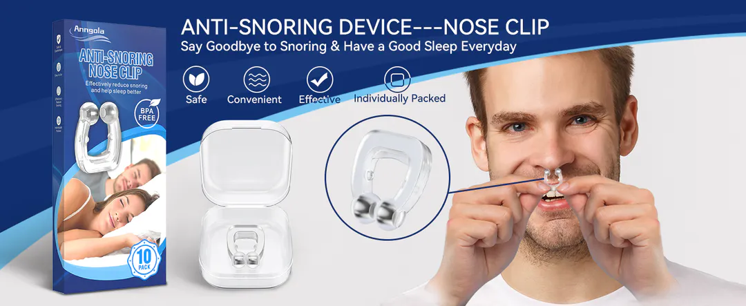 CLIP NASAL ANTIRRONQUIDO X 2: Duerme sin interrupciones - CLIP NASAL ANTIRRONQUIDO X 2