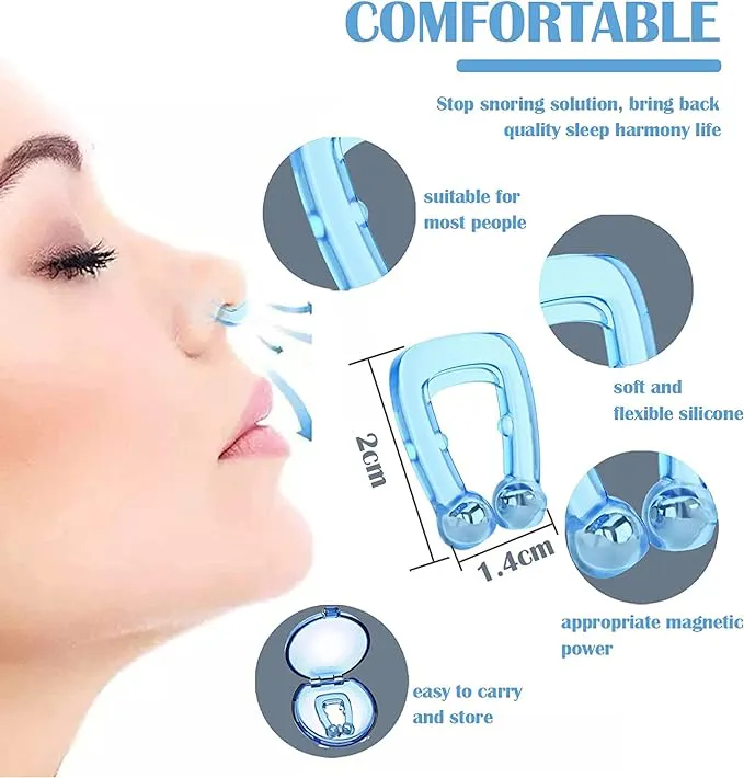 CLIP NASAL ANTIRRONQUIDO X 2: Duerme sin interrupciones - CLIP NASAL ANTIRRONQUIDO X 2