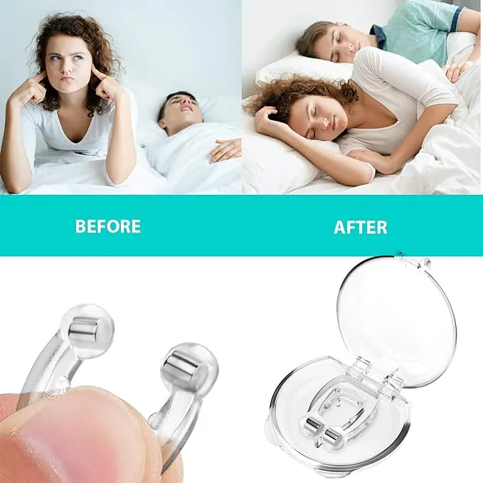 CLIP NASAL ANTIRRONQUIDO X 2: Duerme sin interrupciones - CLIP NASAL ANTIRRONQUIDO X 2